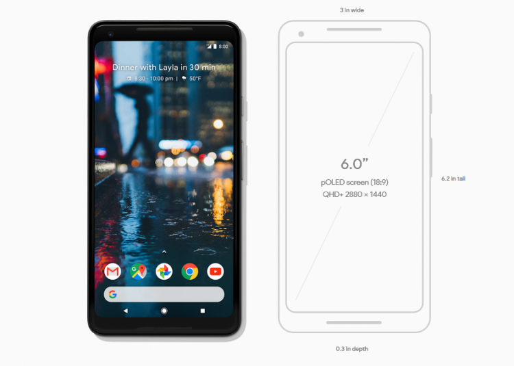 Duh... Ada Cacat di Layar Google Pixel 2 XL